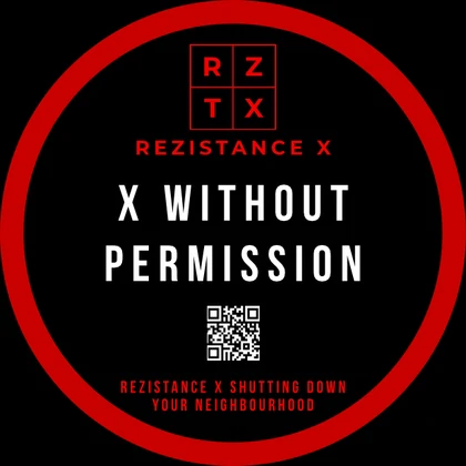 X without permission.